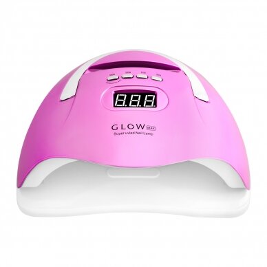 Profesionali UV/LED nagų lempa manikiūrui GLOW F2 RP 220W, fuksijos spalvos 2 Profesionali UV/LED nagų lempa manikiūrui GLOW F2 RP 220W, fuksijos spalvos 2