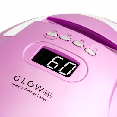 Profesionali UV/LED nagų lempa manikiūrui GLOW F2 RP 220W, fuksijos spalvos 3 Profesionali UV/LED nagų lempa manikiūrui GLOW F2 RP 220W, fuksijos spalvos 3