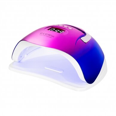 Profesionali UV/LED nagų lempa manikiūrui GLOW F2 RN 220W, fuksijos/mėlynos spalvos Profesionali UV/LED nagų lempa manikiūrui GLOW F2 RN 220W, fuksijos/mėlynos spalvos