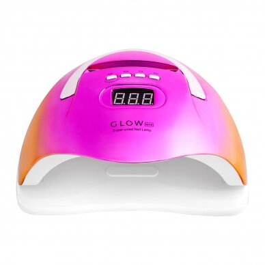 Profesionali UV/LED nagų lempa manikiūrui GLOW F2 RC 220W, fuksijos/auksinės spalvos 2 Profesionali UV/LED nagų lempa manikiūrui GLOW F2 RC 220W, fuksijos/auksinės spalvos 2