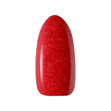 OCHO NAILS ilgalaikis hibridinis nagų lakas manikiūrui RED 202, 5 g. 1 OCHO NAILS ilgalaikis hibridinis nagų lakas manikiūrui RED 202, 5 g. 1