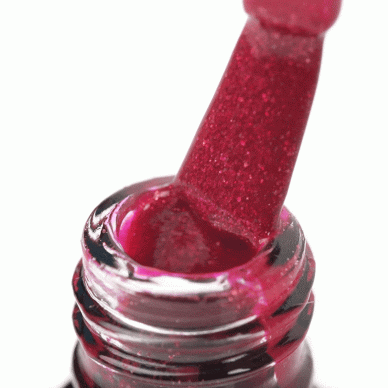 OCHO NAILS ilgalaikis hibridinis nagų lakas manikiūrui RED 211, 5 g. 2 OCHO NAILS ilgalaikis hibridinis nagų lakas manikiūrui RED 211, 5 g. 2