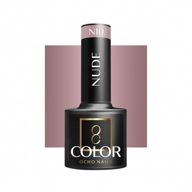 OCHO NAILS ilgalaikis hibridinis nagų lakas manikiūrui NUDE N10, 5 g. OCHO NAILS ilgalaikis hibridinis nagų lakas manikiūrui NUDE N10, 5 g.
