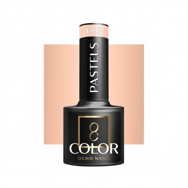 OCHO NAILS ilgalaikis hibridinis nagų lakas manikiūrui PASTELS P03, 5 g. OCHO NAILS ilgalaikis hibridinis nagų lakas manikiūrui PASTELS P03, 5 g.