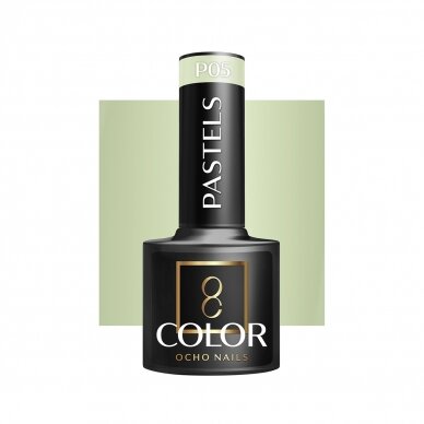 OCHO NAILS ilgalaikis hibridinis nagų lakas manikiūrui PASTELS P05, 5 g. OCHO NAILS ilgalaikis hibridinis nagų lakas manikiūrui PASTELS P05, 5 g.