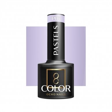 OCHO NAILS ilgalaikis hibridinis nagų lakas manikiūrui PASTELS P07, 5 g. OCHO NAILS ilgalaikis hibridinis nagų lakas manikiūrui PASTELS P07, 5 g.