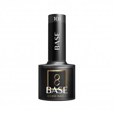 OCHO NAILS ilgalaikio lakavimo bazė manikiūrui PLUS 101, 5 g. OCHO NAILS ilgalaikio lakavimo bazė manikiūrui PLUS 101, 5 g.