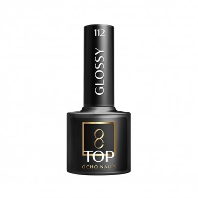 OCHO NAILS hibridinis viršutinis ilgalaikio gelinio lako apsauginis sluoksnis GLOSSY 112, 5g. OCHO NAILS hibridinis viršutinis ilgalaikio gelinio lako apsauginis sluoksnis GLOSSY 112, 5g.