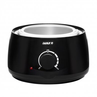 Profesionalus vaško šildytuvas skardinėms ir granulėms IWAX 100 400ML 100W, juodos spalvos 1 Profesionalus vaško šildytuvas skardinėms ir granulėms IWAX 100 400ML 100W, juodos spalvos 1