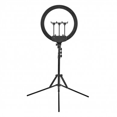 GLOW profesionali makiažo lempa RING 18" BSC su stovu 45W 2 GLOW profesionali makiažo lempa RING 18" BSC su stovu 45W 2