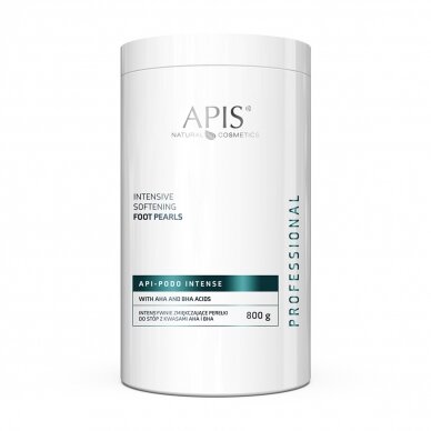 APIS PODO INTENSE intensyviai minkštinantys pėdų karoliukai vonelei su AHA ir BHA rūgštimis, 800 g. APIS PODO INTENSE intensyviai minkštinantys pėdų karoliukai vonelei su AHA ir BHA rūgštimis, 800 g.