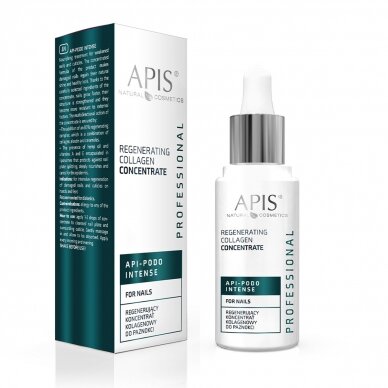 APIS API-PODO INTENSE reguneruojantis kolageno koncentratas nagams, 30 ml APIS API-PODO INTENSE reguneruojantis kolageno koncentratas nagams, 30 ml
