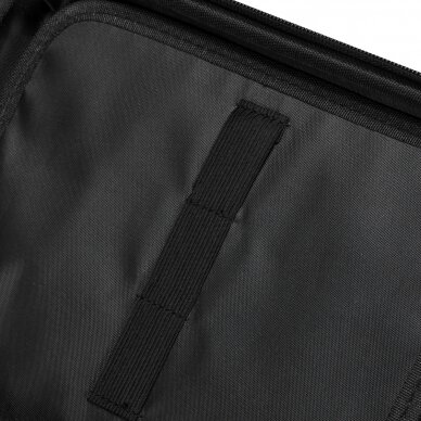 Kirpėjų ir barberių lagaminas priemonėms susidėti, juodos spalvos 5 Kirpėjų ir barberių lagaminas priemonėms susidėti, juodos spalvos 5