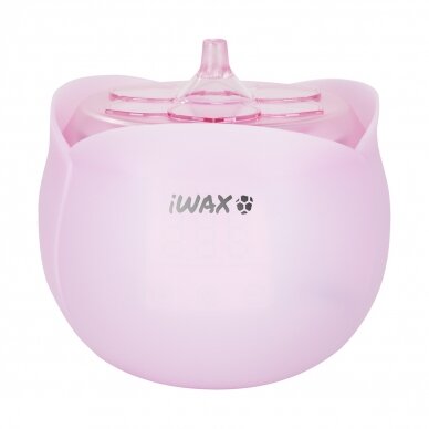Profesionalus vaško šildytuvas IWAX FLOWER 450 ml, rožinės spalvos 1 Profesionalus vaško šildytuvas IWAX FLOWER 450 ml, rožinės spalvos 1