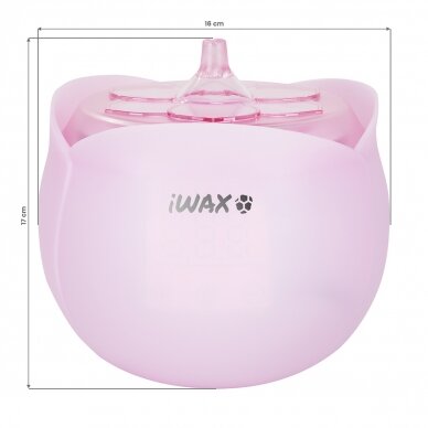 Profesionalus vaško šildytuvas IWAX FLOWER 450 ml, rožinės spalvos 6 Profesionalus vaško šildytuvas IWAX FLOWER 450 ml, rožinės spalvos 6