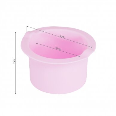 Profesionalus vaško šildytuvas IWAX FLOWER 450 ml, rožinės spalvos 7 Profesionalus vaško šildytuvas IWAX FLOWER 450 ml, rožinės spalvos 7