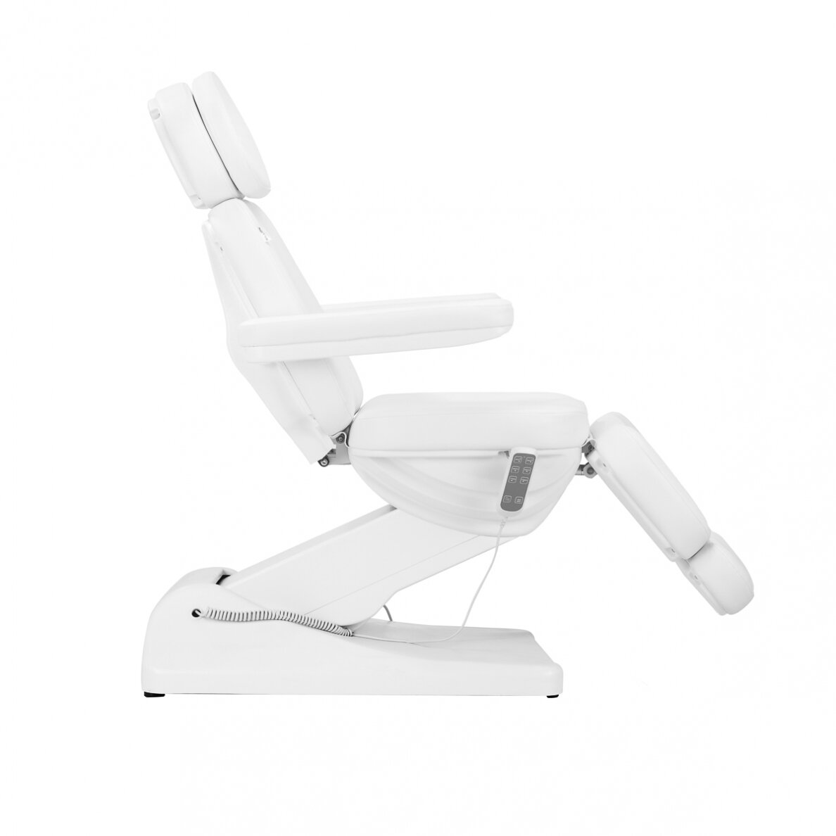 Profesionalus elektrinis gultas-lova kosmetologams SILLON LUXURY (3 varikliai ), baltos spalvos 3 Profesionalus elektrinis gultas-lova kosmetologams SILLON LUXURY (3 varikliai ), baltos spalvos 3