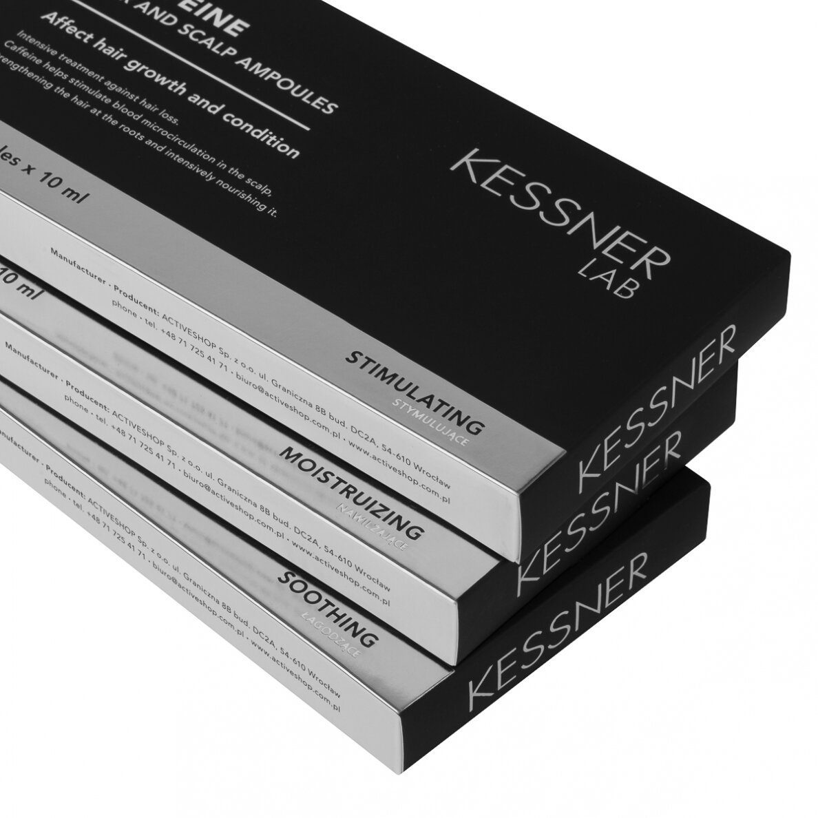 KESSNER LAB amino rūgščių ampulės galvos odai ir plaukams 10x10 ml 3 KESSNER LAB amino rūgščių ampulės galvos odai ir plaukams 10x10 ml 3