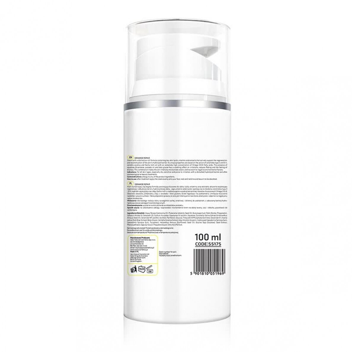APIS CERAMIDE REPAIR atkuriamasis kremas su keramidais ir Omega 3-6-9 rūgštimis, 100 ml 1 APIS CERAMIDE REPAIR atkuriamasis kremas su keramidais ir Omega 3-6-9 rūgštimis, 100 ml 1