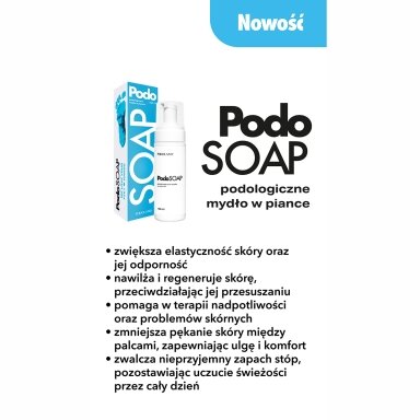 PODOLAND kojų odą elastinguojantis pėdų putų muilas su mentoliu, kolagenu bei Panthenoliu, 100 ml PODOLAND kojų odą elastinguojantis pėdų putų muilas su mentoliu, kolagenu bei Panthenoliu, 100 ml