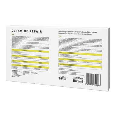 APIS CERAMIDE REPAIR regeneruojančios ampulės su keramidais ir beta gliukanais, 10 x 3 ml