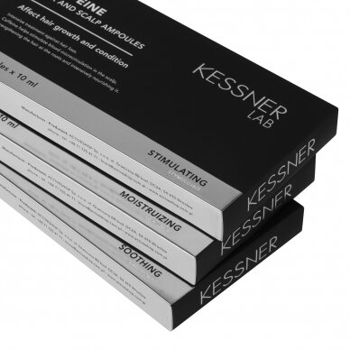 KESSNER LAB amino rūgščių ampulės galvos odai ir plaukams 10x10 ml 3 KESSNER LAB amino rūgščių ampulės galvos odai ir plaukams 10x10 ml 3