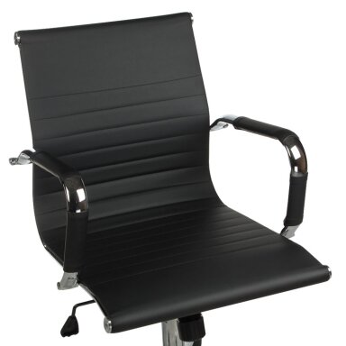 Registratūros, biuro kėdė CorpoComfort BX-5855, juodos spalvos