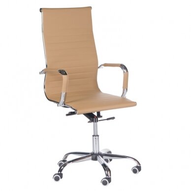 Registratūros, biuro kėdė CorpoComfort BX-2035, šviesiai rudos spalvos