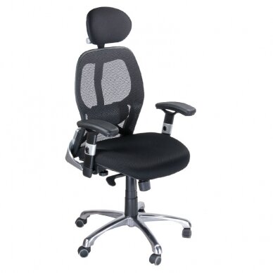 Registratūros, biuro kėdė CorpoComfort BX-4028A, juodos spalvos Registratūros, biuro kėdė CorpoComfort BX-4028A, juodos spalvos