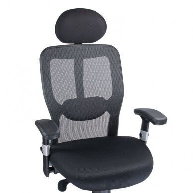 Registratūros, biuro kėdė CorpoComfort BX-4032EA, juodos spalvos 1 Registratūros, biuro kėdė CorpoComfort BX-4032EA, juodos spalvos 1