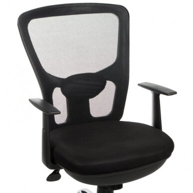 Registratūros, biuro kėdė CorpoComfort BX-4032EA, juodos spalvos 1 Registratūros, biuro kėdė CorpoComfort BX-4032EA, juodos spalvos 1