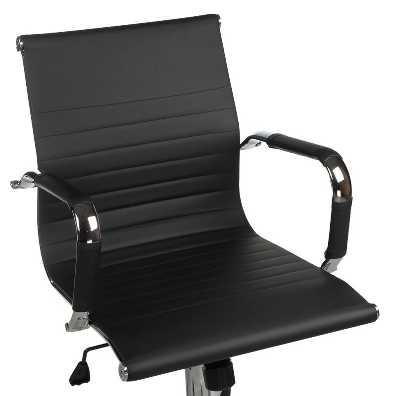 Registratūros, biuro kėdė CorpoComfort BX-5855, juodos spalvos 1 Registratūros, biuro kėdė CorpoComfort BX-5855, juodos spalvos 1