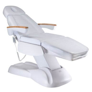 Profesionalus elektrinis gultas-lova kosmetologams LUX BW-273B, 3 variklių, baltos spalvos Profesionalus elektrinis gultas-lova kosmetologams LUX BW-273B, 3 variklių, baltos spalvos
