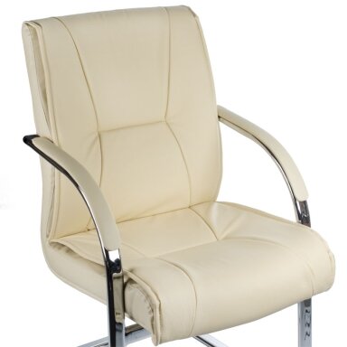 Konferencijų kėdė CorpoComfort BX-3345, kreminės spalvos Konferencijų kėdė CorpoComfort BX-3345, kreminės spalvos