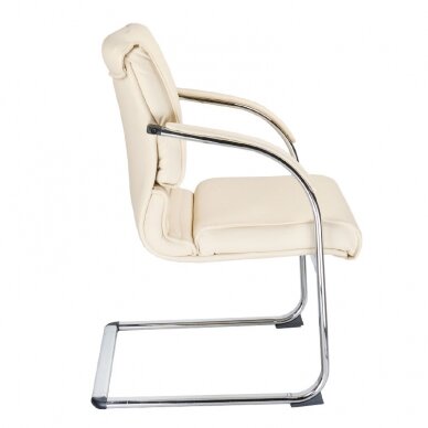 Konferencijų kėdė CorpoComfort BX-3339B, kreminės spalvos 2 Konferencijų kėdė CorpoComfort BX-3339B, kreminės spalvos 2