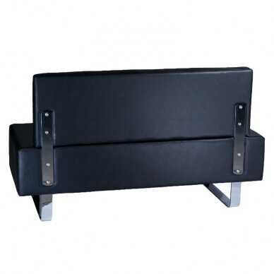 Profesionali laukiamojo sofa Messina BD-6713, juodos spalvos 1 Profesionali laukiamojo sofa Messina BD-6713, juodos spalvos 1
