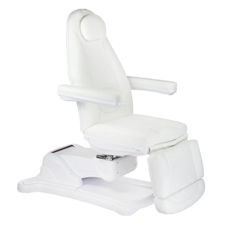 Profesionalus elektrinis gultas-lova kosmetologams Mazaro BR-6672, 4 variklių, baltos spalvos Profesionalus elektrinis gultas-lova kosmetologams Mazaro BR-6672, 4 variklių, baltos spalvos