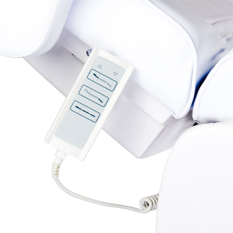 Profesionalus elektrinis gultas-lova kosmetologams LUX BW-273B, 3 variklių, baltos spalvos 5