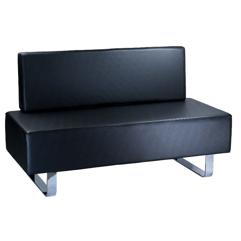 Profesionali laukiamojo sofa Messina BD-6713, juodos spalvos Profesionali laukiamojo sofa Messina BD-6713, juodos spalvos