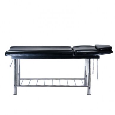 Profesionalus masažo stalas-gultas kosmetologams BW-260/BLACK 2 Profesionalus masažo stalas-gultas kosmetologams BW-260/BLACK 2
