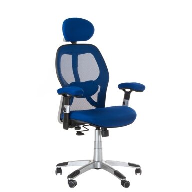 Registratūros, biuro kėdė CorpoComfort BX-4144, mėlynos spalvos Registratūros, biuro kėdė CorpoComfort BX-4144, mėlynos spalvos