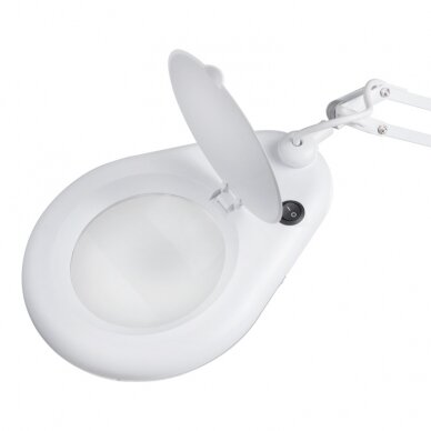 Profesionali kosmetologinė lempa lupa BN-205-CLIP tvirtinama prie paviršių, baltos spalvos 1 Profesionali kosmetologinė lempa lupa BN-205-CLIP tvirtinama prie paviršių, baltos spalvos 1