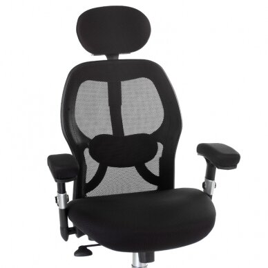 Registratūros, biuro kėdė CorpoComfort BX-4144, juodos spalvos 1 Registratūros, biuro kėdė CorpoComfort BX-4144, juodos spalvos 1