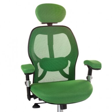Registratūros, biuro kėdė CorpoComfort BX-4144, žalios spalvos 1 Registratūros, biuro kėdė CorpoComfort BX-4144, žalios spalvos 1