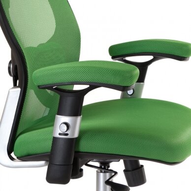 Registratūros, biuro kėdė CorpoComfort BX-4144, žalios spalvos 4 Registratūros, biuro kėdė CorpoComfort BX-4144, žalios spalvos 4