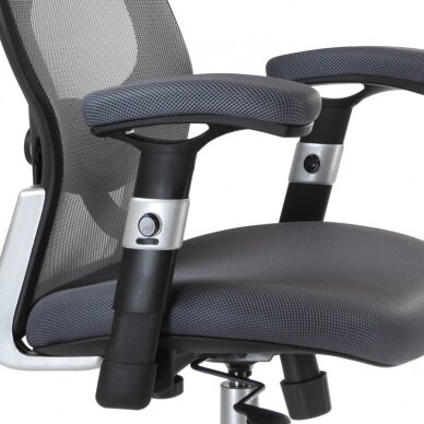 Registratūros, biuro kėdė CorpoComfort BX-4144, pilkos spalvos 5 Registratūros, biuro kėdė CorpoComfort BX-4144, pilkos spalvos 5