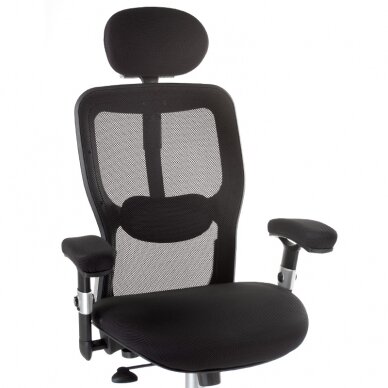 Registratūros, biuro kėdė CorpoComfort BX-4147, juodos spalvos 1 Registratūros, biuro kėdė CorpoComfort BX-4147, juodos spalvos 1