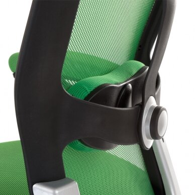 Registratūros, biuro kėdė CorpoComfort BX-4147, žalios spalvos 3 Registratūros, biuro kėdė CorpoComfort BX-4147, žalios spalvos 3