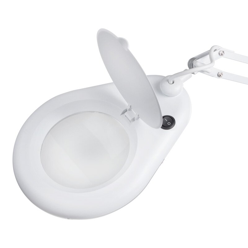 Profesionali kosmetologinė lempa lupa BN-205-CLIP tvirtinama prie paviršių, baltos spalvos 1 Profesionali kosmetologinė lempa lupa BN-205-CLIP tvirtinama prie paviršių, baltos spalvos 1