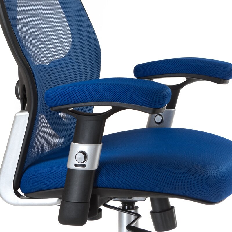 Registratūros, biuro kėdė CorpoComfort BX-4144, mėlynos spalvos 4 Registratūros, biuro kėdė CorpoComfort BX-4144, mėlynos spalvos 4
